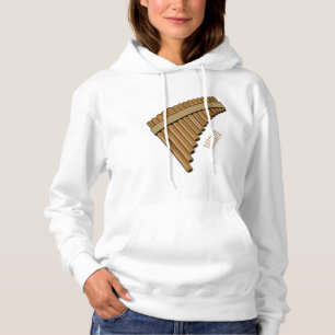 Pull À Capuche Illustration Pan flûte / panpipes