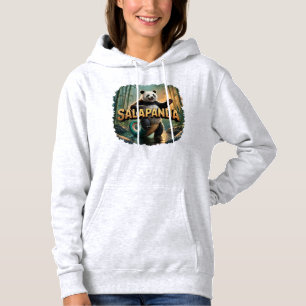 Pull À Capuche Illustration Salapanda Combo Créature Drôle