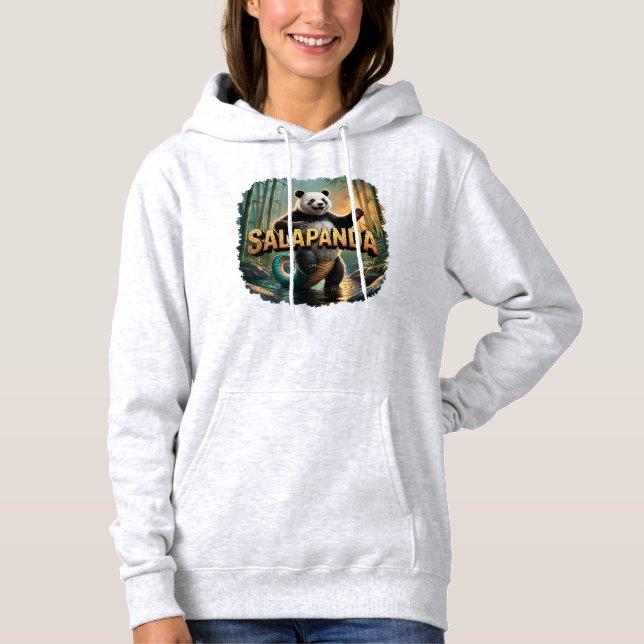 Pull À Capuche Illustration Salapanda Combo Créature Drôle (Devant)