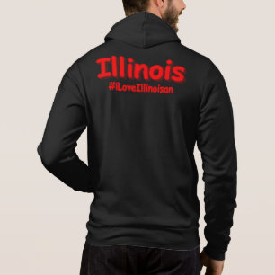 Pull À Capuche "#iLoveIllinoisan " Conception sympa. Acheter main