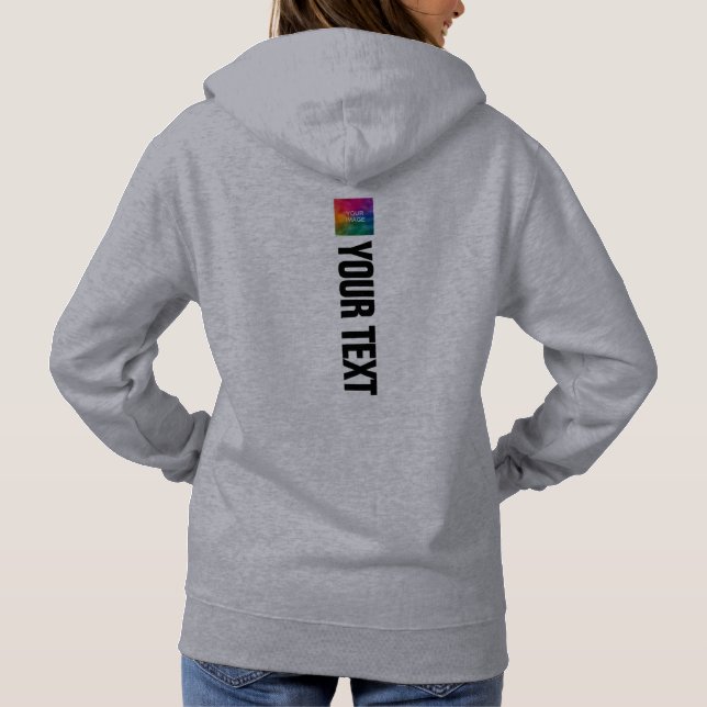 Pull À Capuche Imprimez sur mesure Femme Sport moderne (Dos)