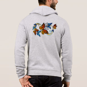 Pull À Capuche Infinité de papillons monarques