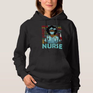 Pull À Capuche Infirmière du Mois de l'histoire des Noirs