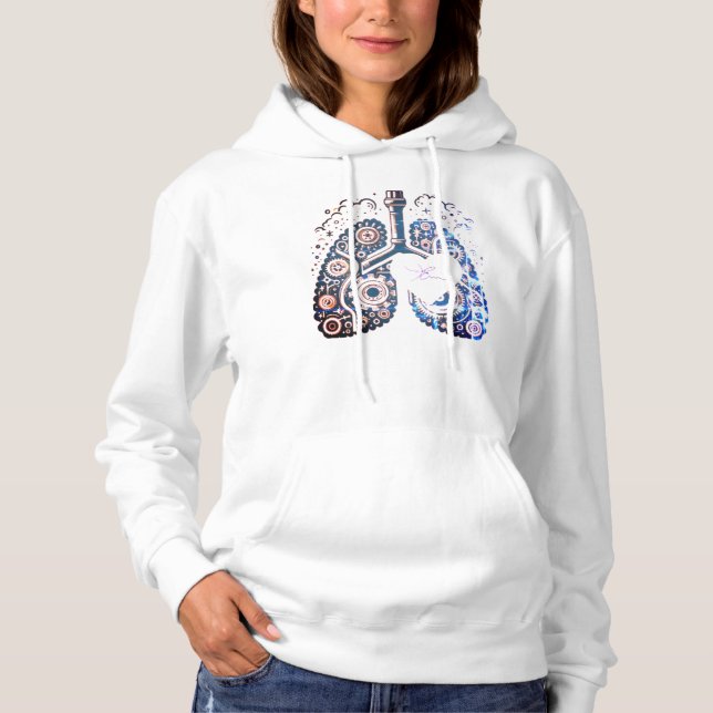 Pull À Capuche Inhalo de coeur (Devant)