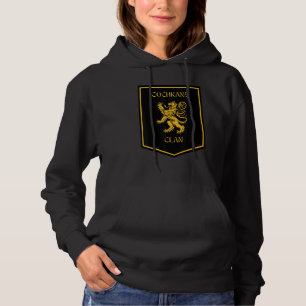 Pull À Capuche Insigne de lion écossais Cochrane Clan
