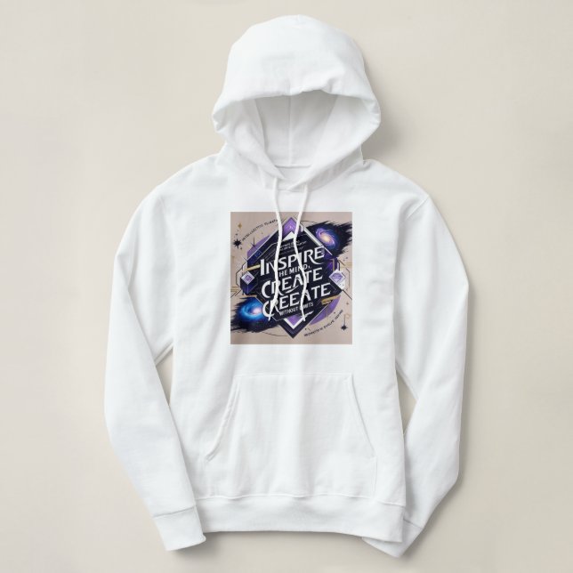 Pull À Capuche Inspirer l'esprit, créer sans limites T-shirt (Design devant)