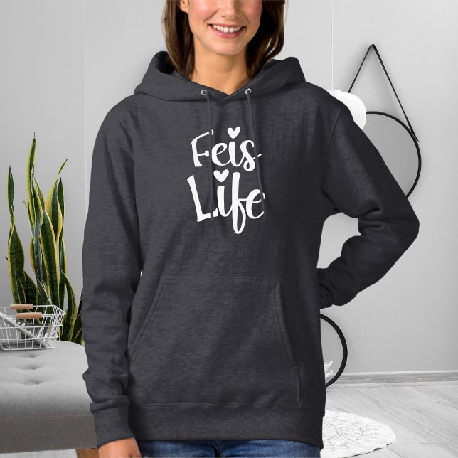 Pull À Capuche Irish Dance Coeur Typographie Cute Feis Life (Créateur téléchargé)