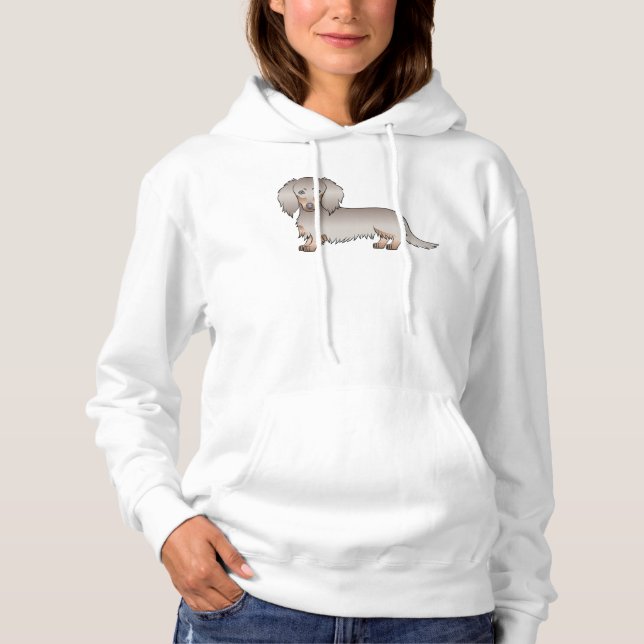 Pull À Capuche Isabella et Tan Longue Chevelure Dessin Animé De C (Devant)