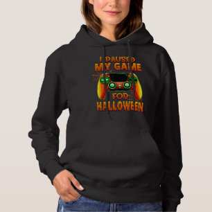 Pull À Capuche J'Ai Suspendu Mon Jeu Pour Halloween
