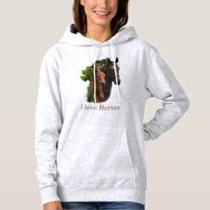 Pull À Capuche J'aime les chevaux