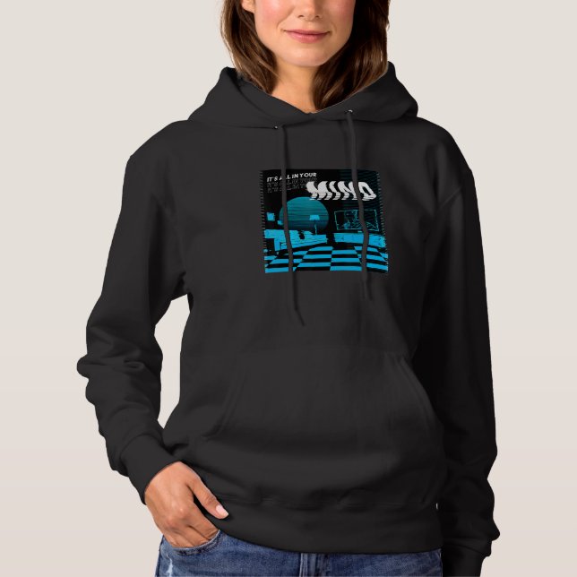 Pull À Capuche Japon Vaporwave Style esthétique Streetwear 90s (Devant)
