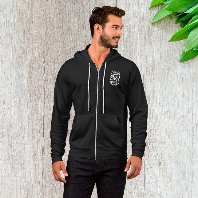 Pull À Capuche Je Déteste Courir Mais J'Aime Les Mens De Bières A (Créateur téléchargé)