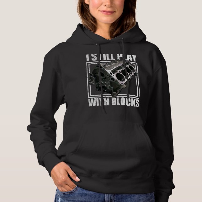 Pull À Capuche Je Joue Toujours Avec Blocks Racing Homme Maintena (Devant)