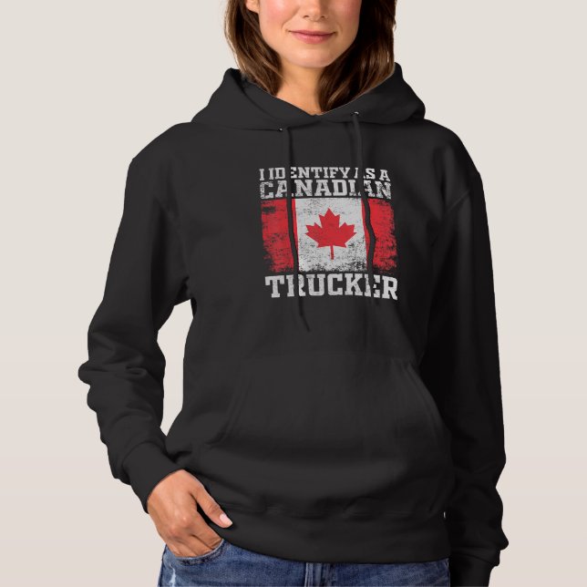 Pull À Capuche Je Me Identifie Comme Étant Un Mand De Soutien Can (Devant)