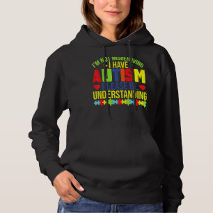 Pull À Capuche Je ne me trompe pas d'avoir l'autisme S'il vous pl
