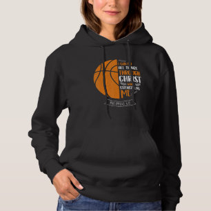 Pull À Capuche Je Peux Faire Tout Par Christ Basketball Pl