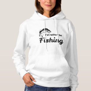 Pull À Capuche Je préférerais pêcher