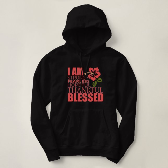 PULL À CAPUCHE JE SUIS (Design devant)