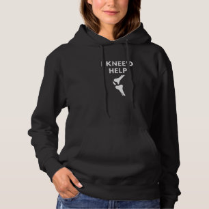 Pull À Capuche Je suis déprimée J'aide le genou Citations Hommes