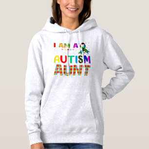 Pull À Capuche Je suis fier de la tante autiste pour les tantes a