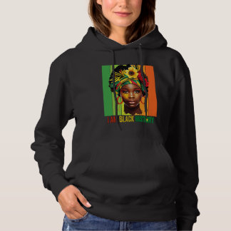 Pull À Capuche JE SUIS L'HISTOIRE NOIRE Femmes Filles Reine Noire