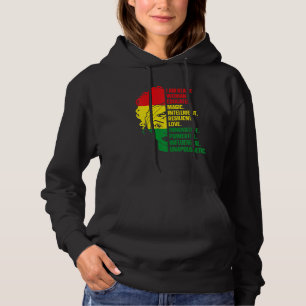 Pull À Capuche Je Suis Une Femme Noire Éduquée Melanin Histoire N