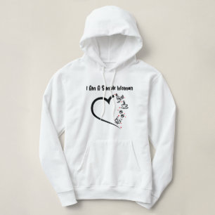 Pull À Capuche Je suis une femme simple Chien de café de poulet