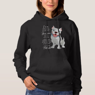 Pull À Capuche Je Suis Votre Pitbull Votre Ami Votre Partenaire C
