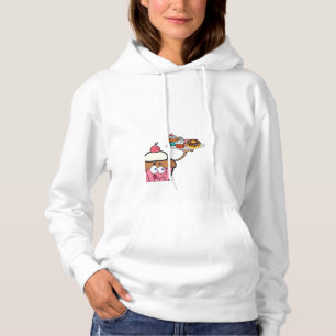 Pull À Capuche Je te suce avec un gâteau