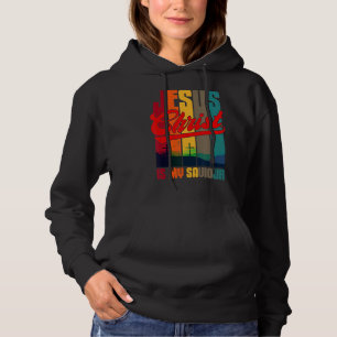 Pull À Capuche Jésus Christ Est Mon Sauveur Pour Christian 1