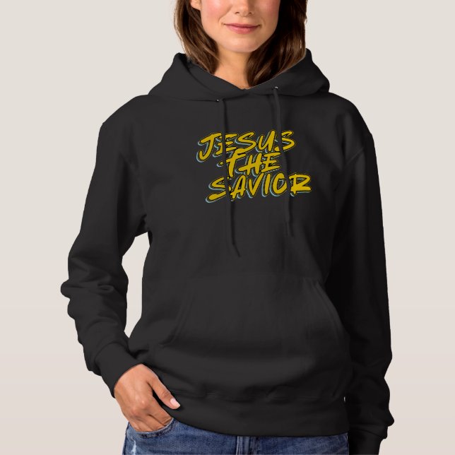 PULL À CAPUCHE JÉSUS LE SAUVEUR (Devant)