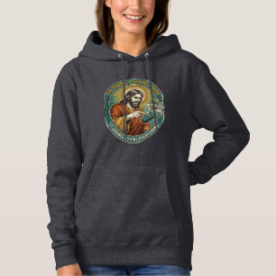 Pull À Capuche Jésus Souris Double Clic Cassée Bureau IT Tech