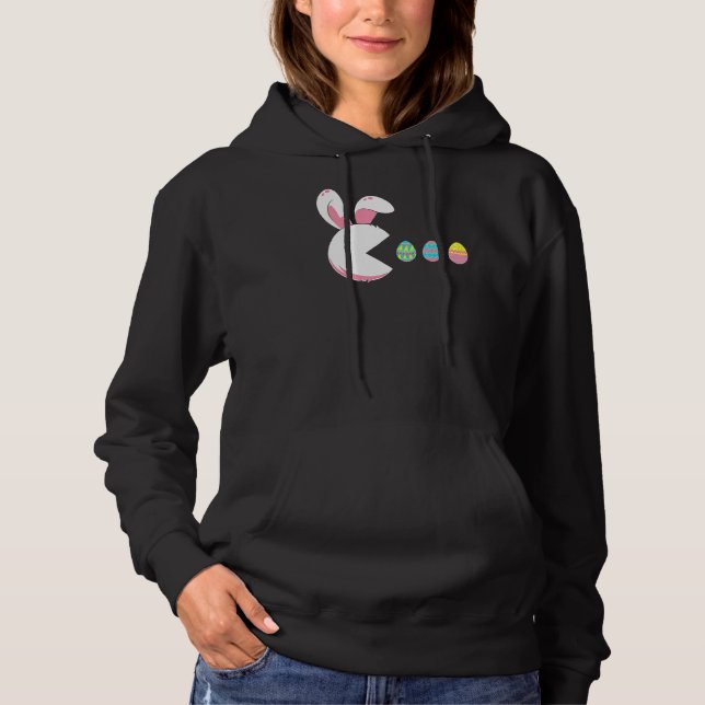 Pull À Capuche Jeu Vidéo Bunny Gamer Enfants Garçons Hommes Jeu O (Devant)