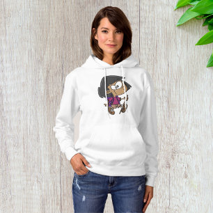 Pull À Capuche Jeune randonneuse joueuse exploratrice de la natur