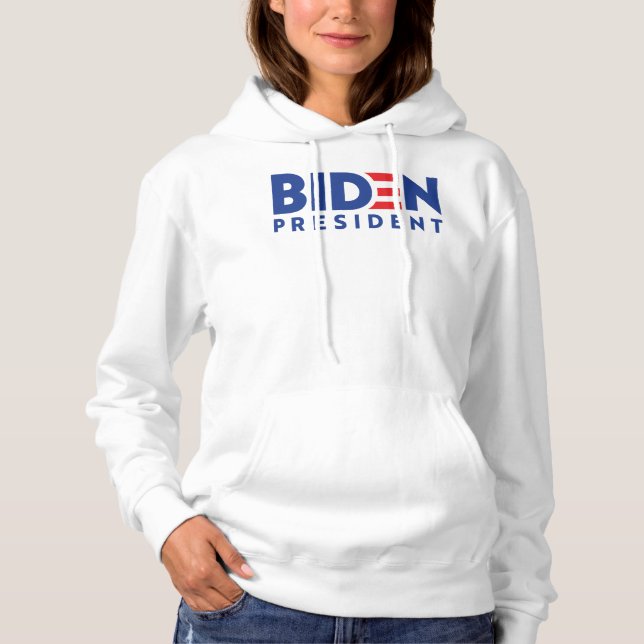Pull À Capuche Joe Biden 2020 Biden pour le président (Devant)