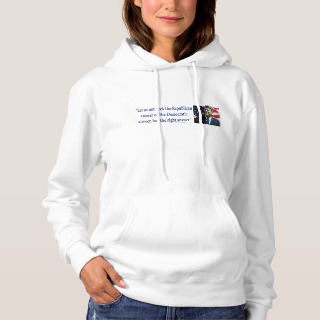 Pull À Capuche John F Kennedy (Devant)