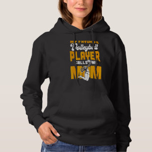 Pull À Capuche Joueur de volleyball Équipe Maman Mère Vintage Ma 