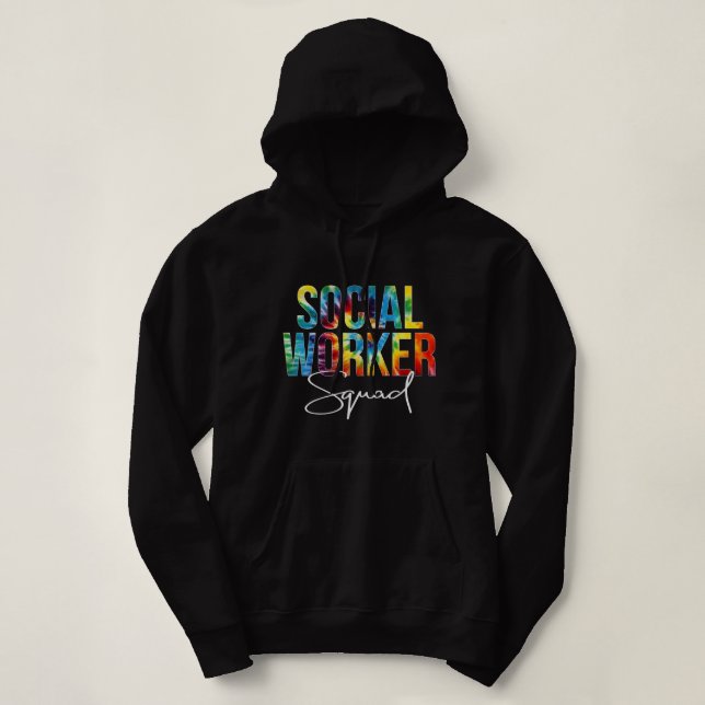 Pull À Capuche Jour d'appréciation de l'équipe des travailleurs s (Design devant)