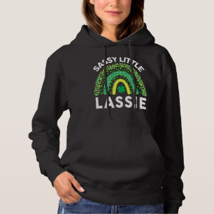 Pull À Capuche Jour de la Saint Patrick Sassy Little Lassie
