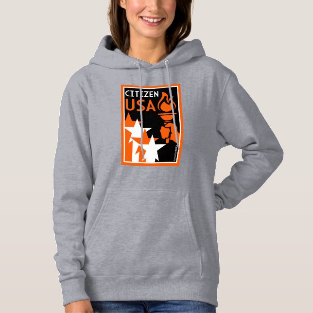 Pull À Capuche Jour de l'indépendance américaine (Devant)