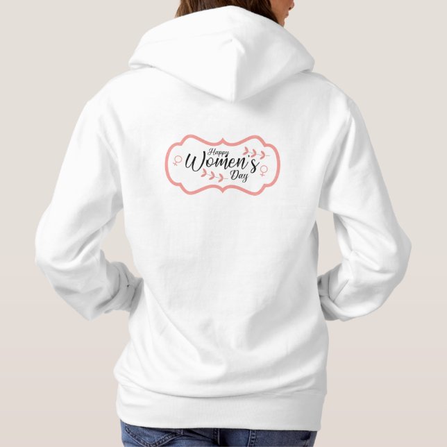 Pull À Capuche Journée internationale des femmes 2026 (Dos)