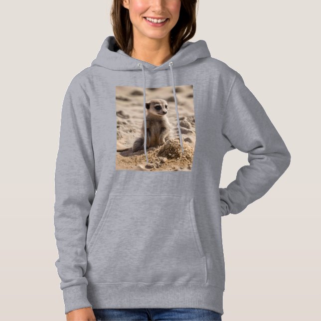 Pull À Capuche "Journées ensoleillées : l'aventure à la plage de  (Devant)