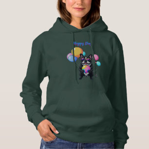 Pull À Capuche Joyeuse journée Bouledogue Français