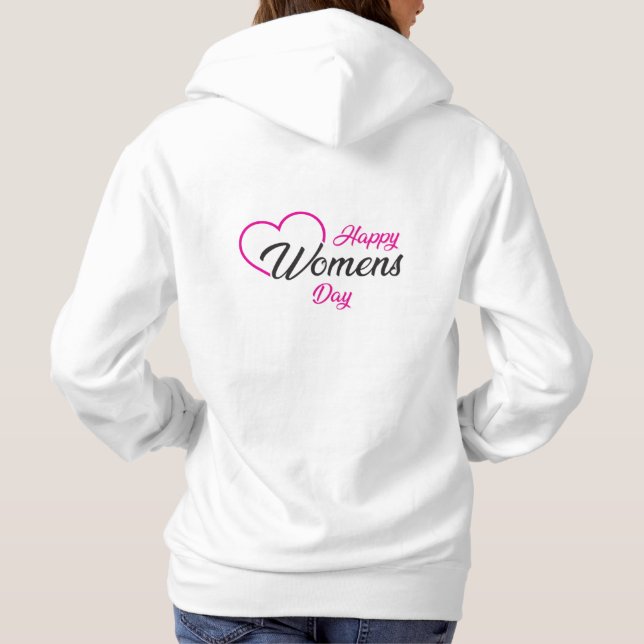 Pull À Capuche Joyeuse journée des femmes 2026 hoodies célébratio (Dos)