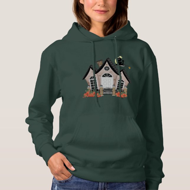 Pull À Capuche Joyeux Halloween (Devant)