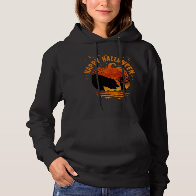 PULL À CAPUCHE JOYEUX HALLOWEEN HOMMES FEMMES ENFANTS COSTUME (Devant)