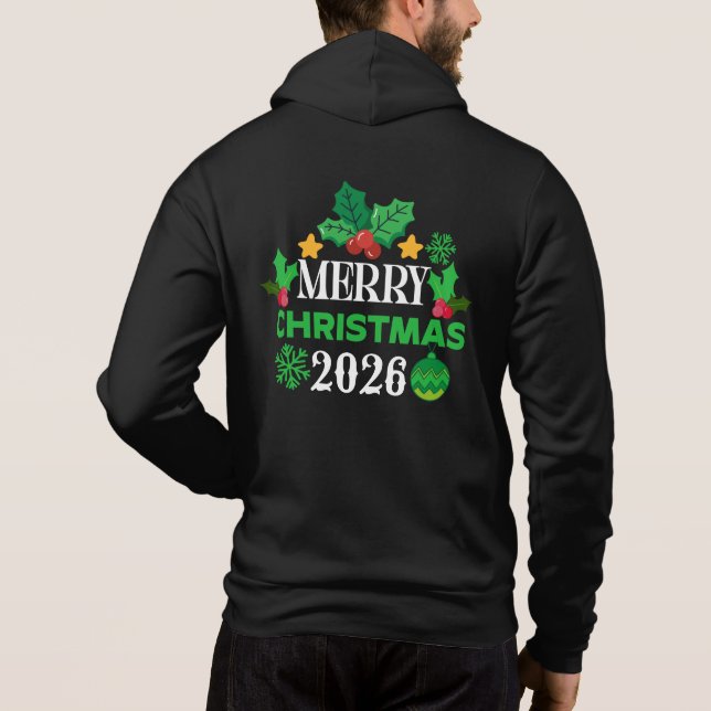 Pull À Capuche Joyeux Noël 2026-86303 (Dos)