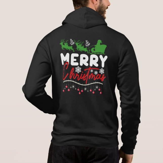 Pull À Capuche Joyeux Noël-60842 (Dos)