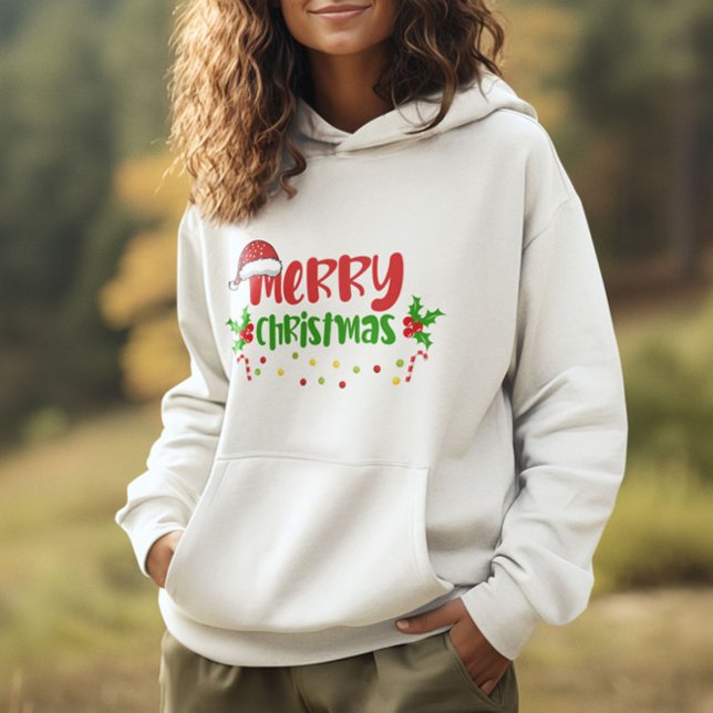 Pull À Capuche Joyeux Noël, Super Noël (Créateur téléchargé)