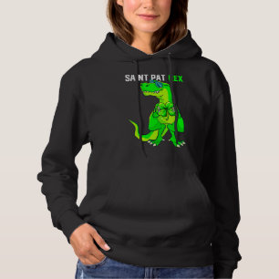 Pull À Capuche Joyeux St Pat T Rex Saint Patrick's Day Dinos Drôl